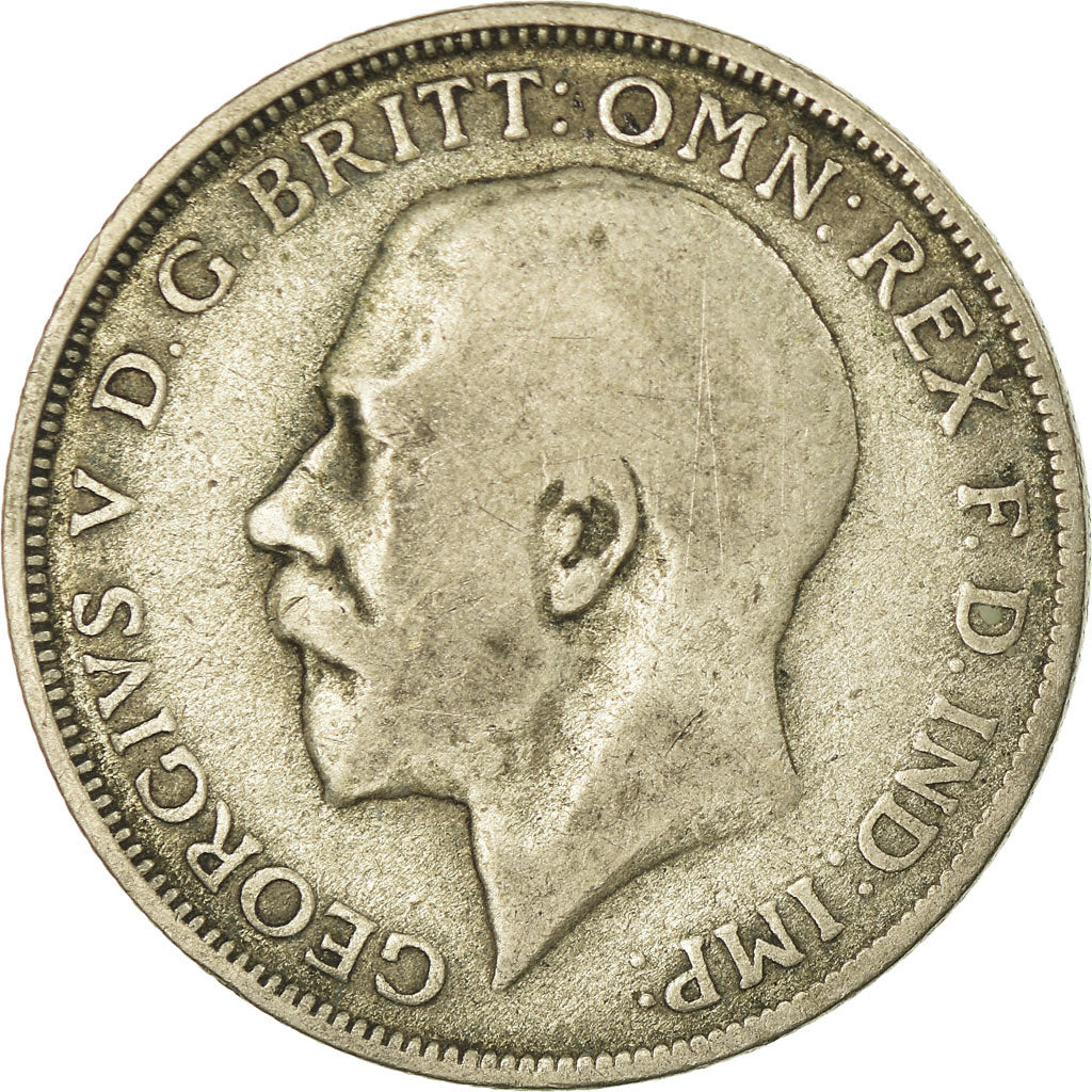 Munten, Groot Bretagne, George V, Florin, Two Shillings, 1920, FR, Zilver