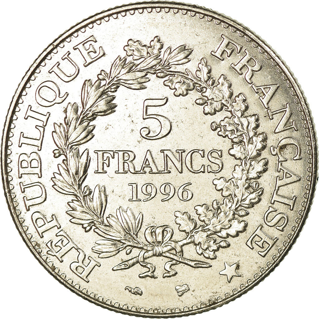 Monnaie, France, Hercule, 5 Francs, 1996, Paris, SUP+, Nickel, Gadoury:777