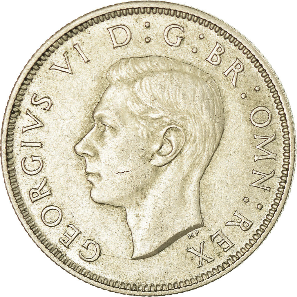 Monnaie, Grande-Bretagne, George VI, Florin, Two Shillings, 1946, TTB+, Argent