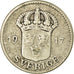 Münze, Schweden, Gustaf V, 25 Öre, 1917, S, Silber, KM:785