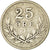 Coin, Sweden, Gustaf V, 25 Öre, 1917, VF(20-25), Silver, KM:785