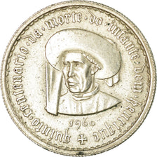 Coin, Portugal, 5 Escudos, 1960, Lisbon, EF(40-45), Silver, KM:587