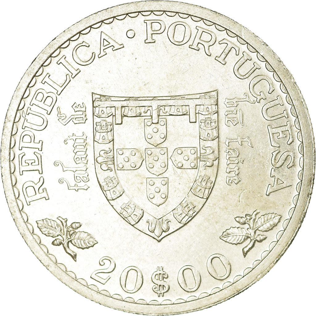 Coin, Portugal, 20 Escudos, 1960, MS(60-62), Silver, KM:589