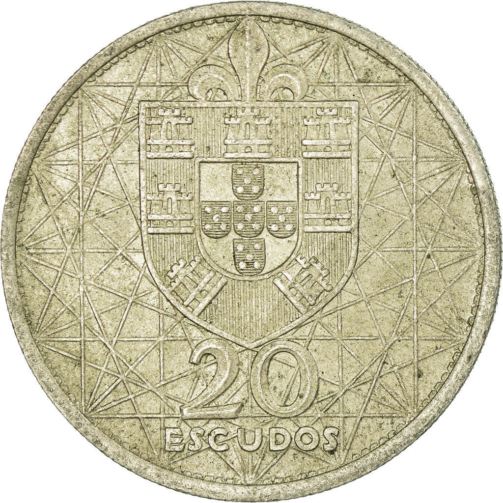 Moneta, Portogallo, 20 Escudos, 1966, Lisbon, BB+, Argento, KM:592