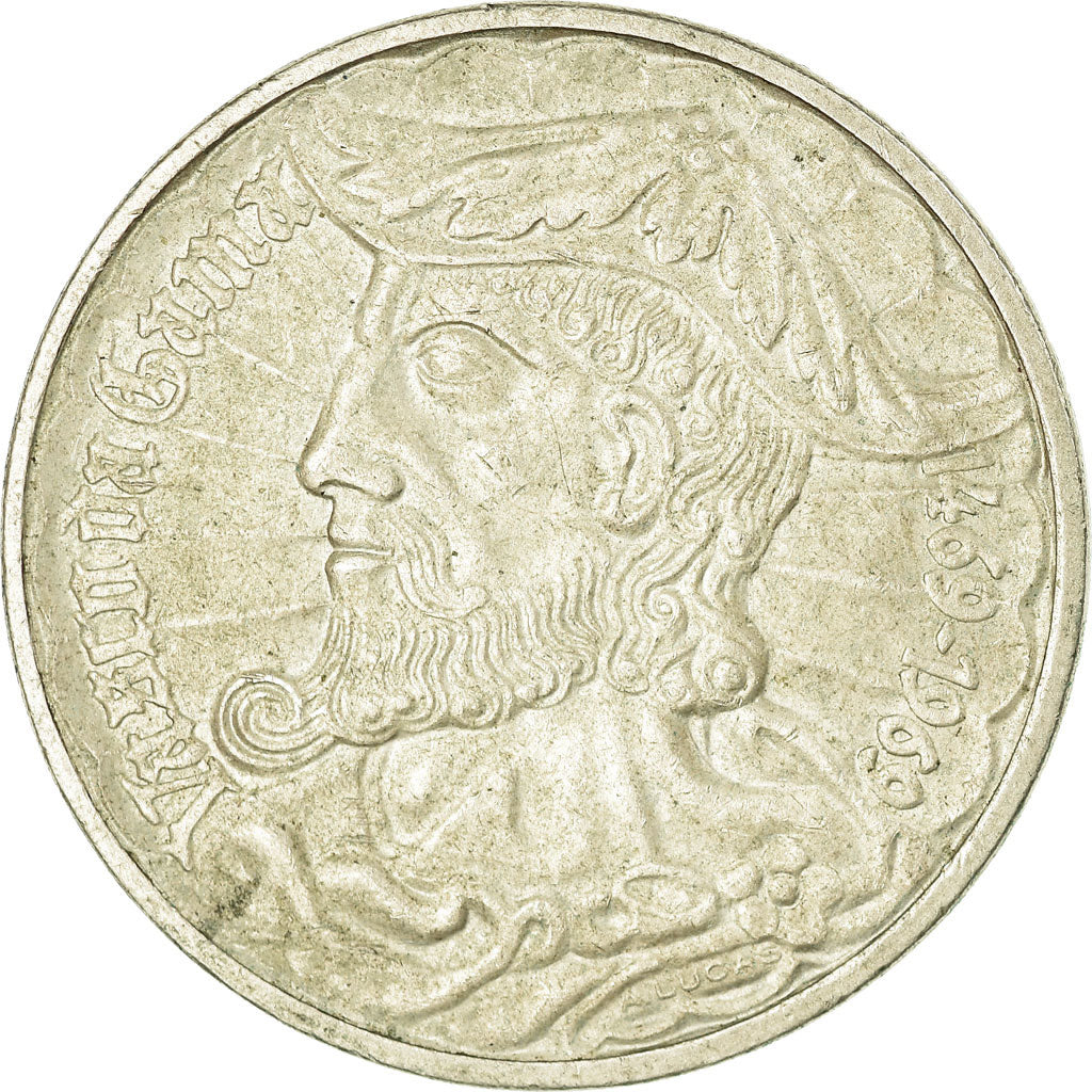 Coin, Portugal, 50 Escudos, 1969, AU(50-53), Silver, KM:598