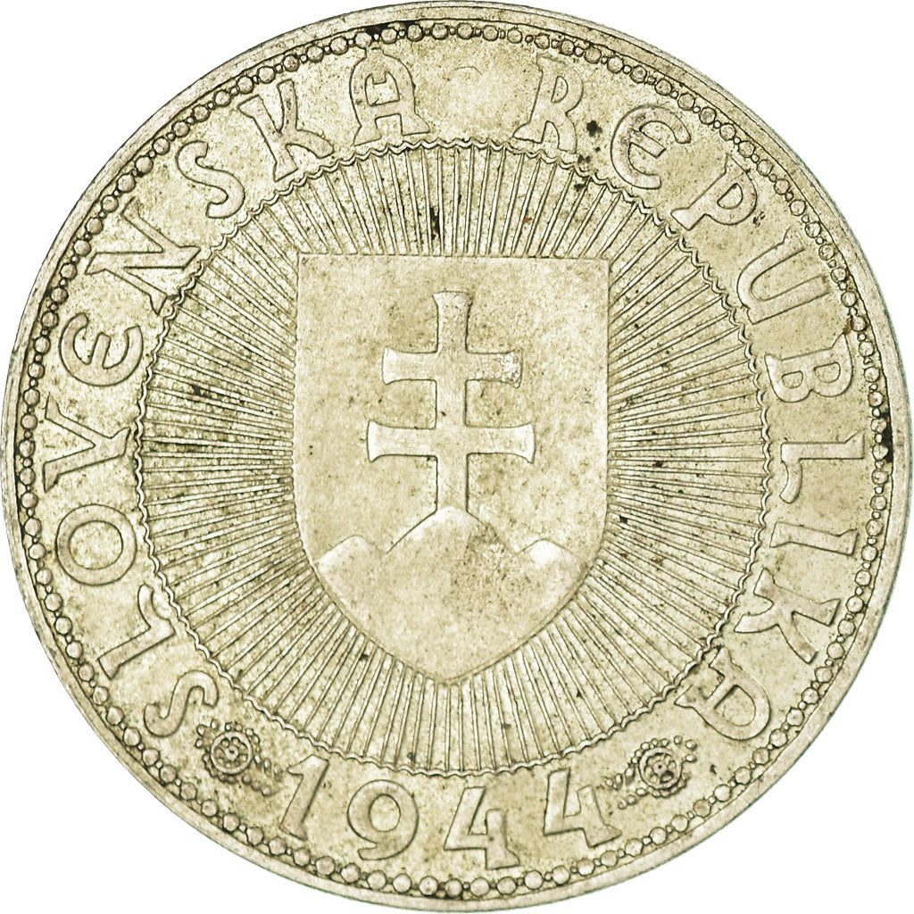 Coin, Slovakia, 10 Korun, 1944, AU(55-58), Silver, KM:9.1