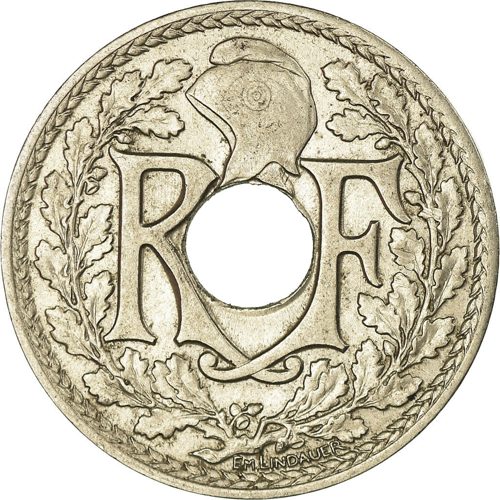 Coin, France, Lindauer, 25 Centimes, 1914, AU(50-53), Nickel, KM:867