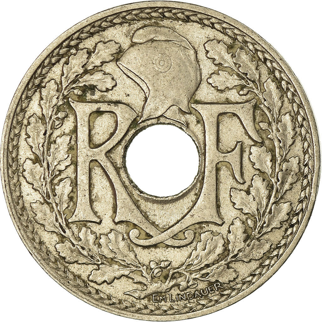 Moneta, Francia, Lindauer, 25 Centimes, 1915, BB, Nichel, KM:867, Le Franc:F.170