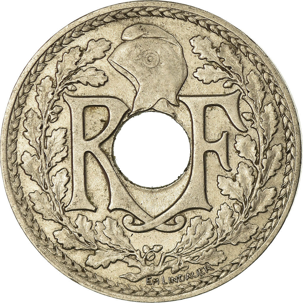 Monnaie, France, Lindauer, 25 Centimes, 1915, TTB, Nickel, KM:867, Le