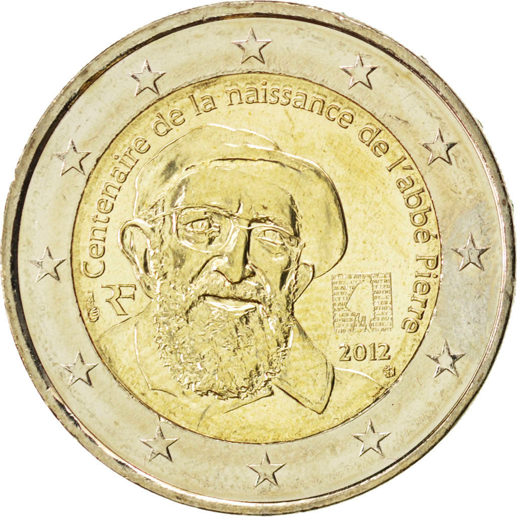 Moneta, Francia, 2 Euro, 2012, SPL