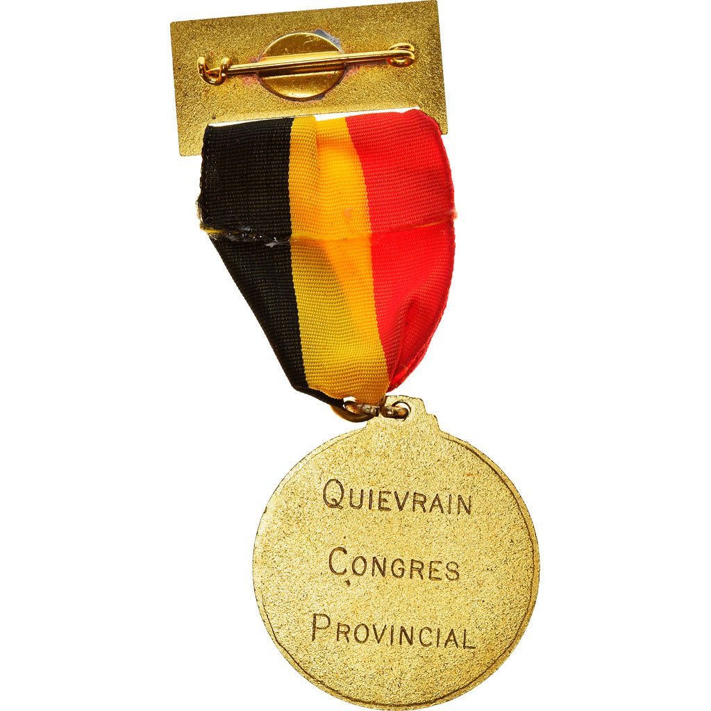 Belgique, Congrès des Sapeurs Pompiers, Quiévrain, Médaille, 1982, Excellent