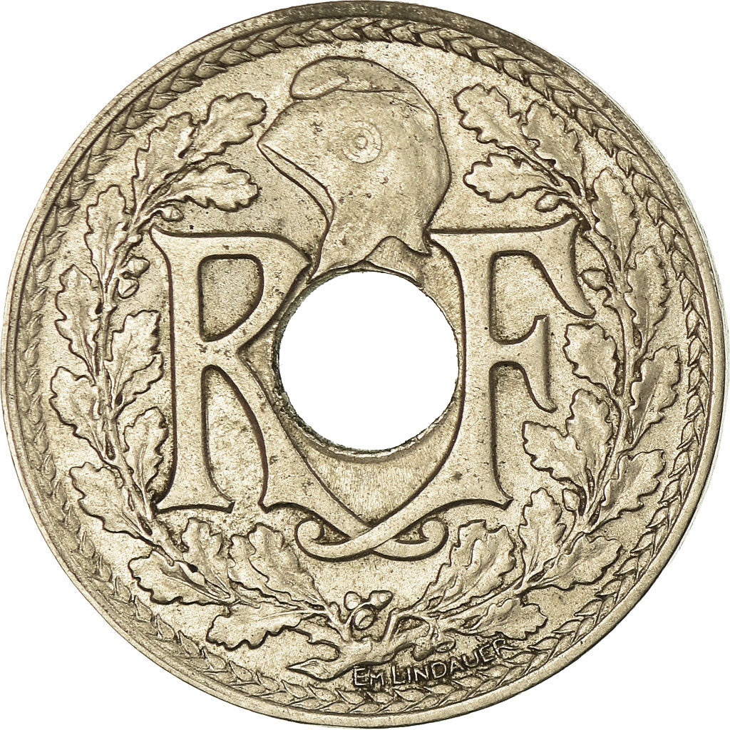 Coin, France, Lindauer, 25 Centimes, 1916, AU(55-58), Nickel, KM:867