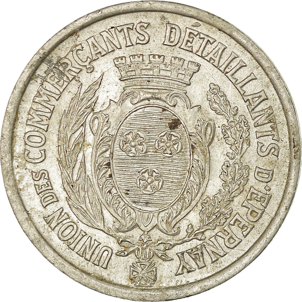 Moneta, Francia, Union des Commerçants Détaillants, Epernay, 25 Centimes