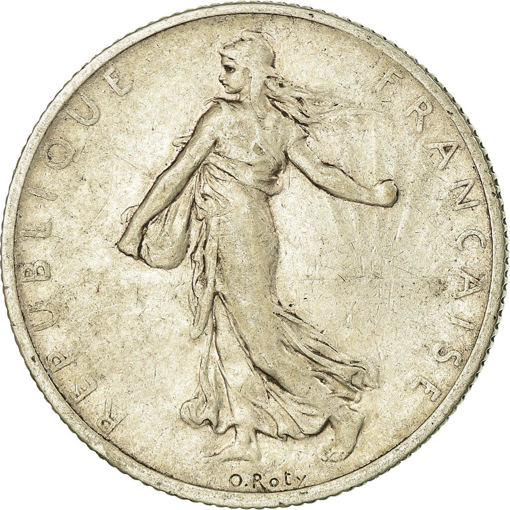 Monnaie, France, Semeuse, 2 Francs, 1909, Paris, TB, Argent, Gadoury:532