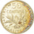 Moneta, Francja, Semeuse, 50 Centimes, 1911, Paris, EF(40-45), Srebro, KM:854