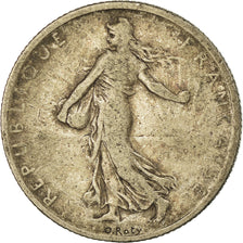 Coin, France, Semeuse, 2 Francs, 1900, Paris, VF(20-25), Silver, KM:845.1