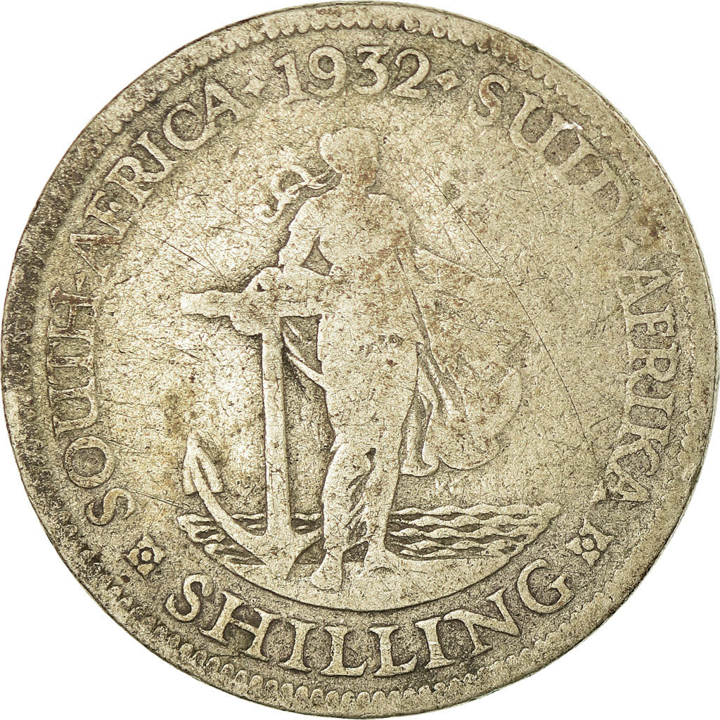Coin, South Africa, George V, Shilling, 1932, VF(20-25), Silver, KM:17.3