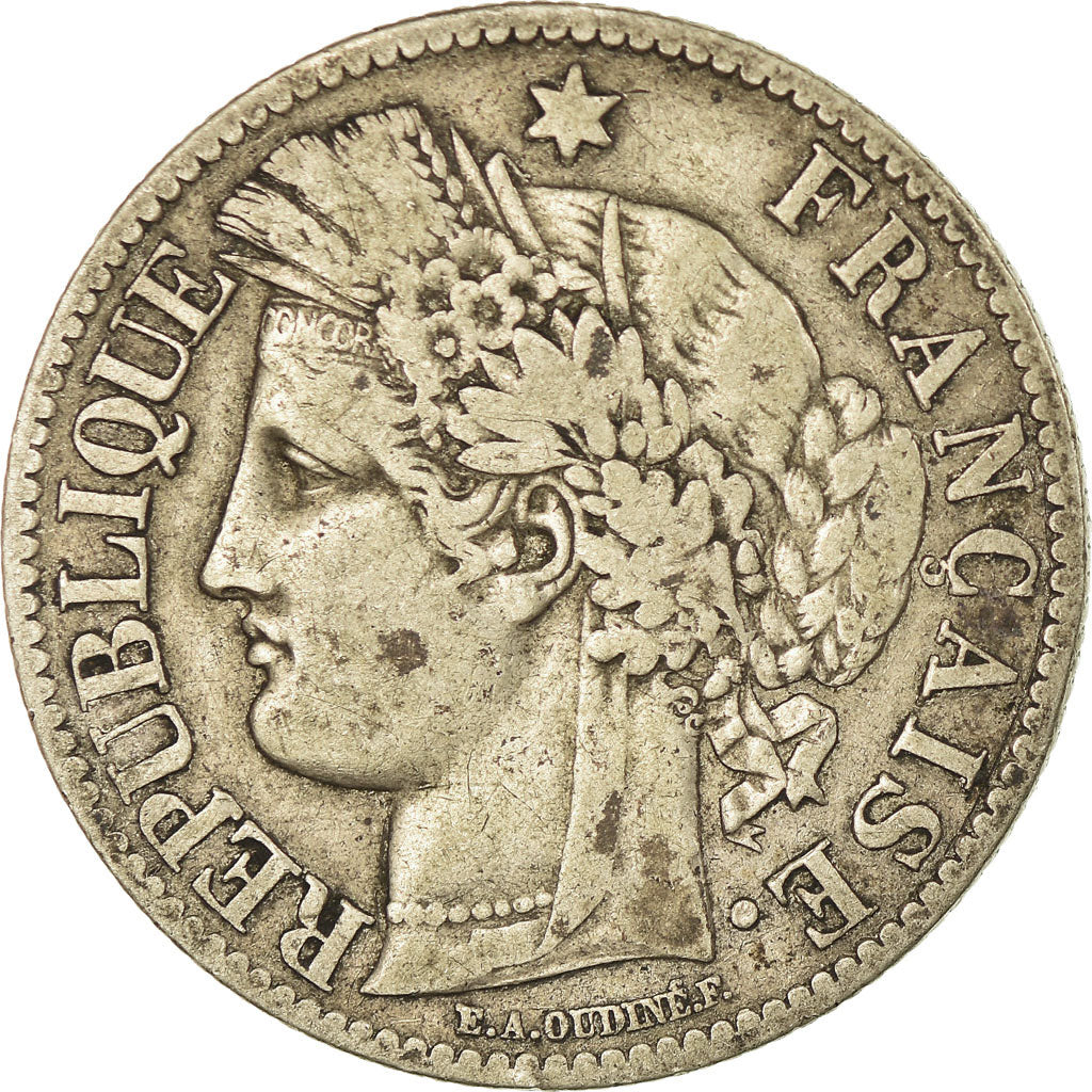 Monnaie, France, Cérès, 2 Francs, 1873, Paris, TTB, Argent, Gadoury:530a