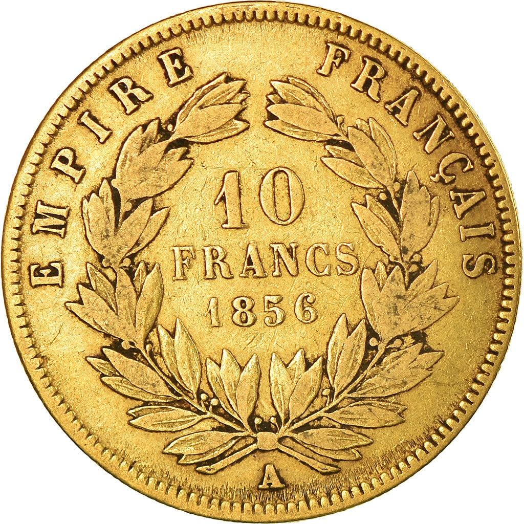 Munten, Frankrijk, Napoleon III, Napoléon III, 10 Francs, 1856, Paris, FR