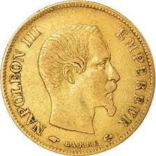 Munten, Frankrijk, Napoleon III, Napoléon III, 10 Francs, 1858, Paris, FR+