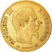 Moneta, Francia, Napoleon III, Napoléon III, 10 Francs, 1858, Paris, MB, Oro
