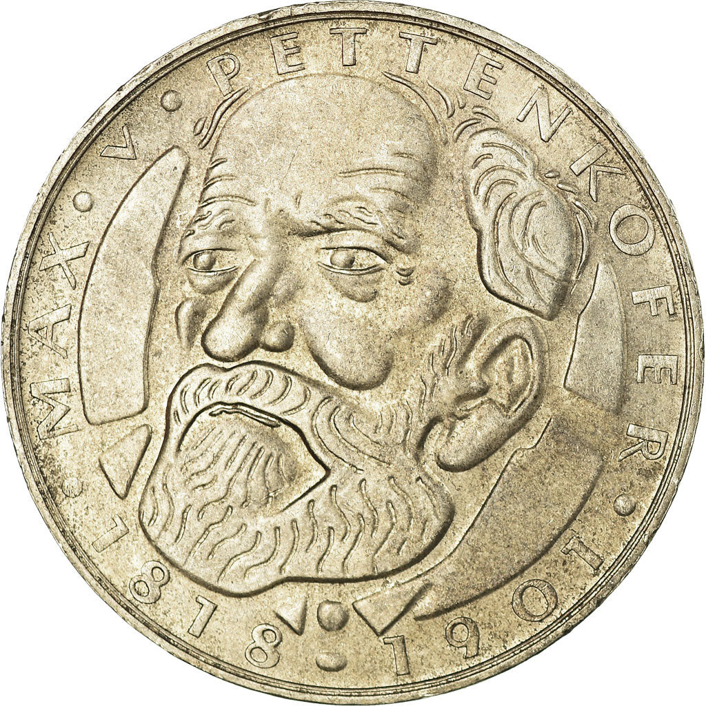 Moneta, Niemcy - RFN, 5 Mark, 1968, Munich, Germany, AU(55-58), Srebro