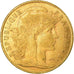 Moneta, Francja, Marianne, 10 Francs, 1912, Paris, AU(50-53), Złoto, KM:846