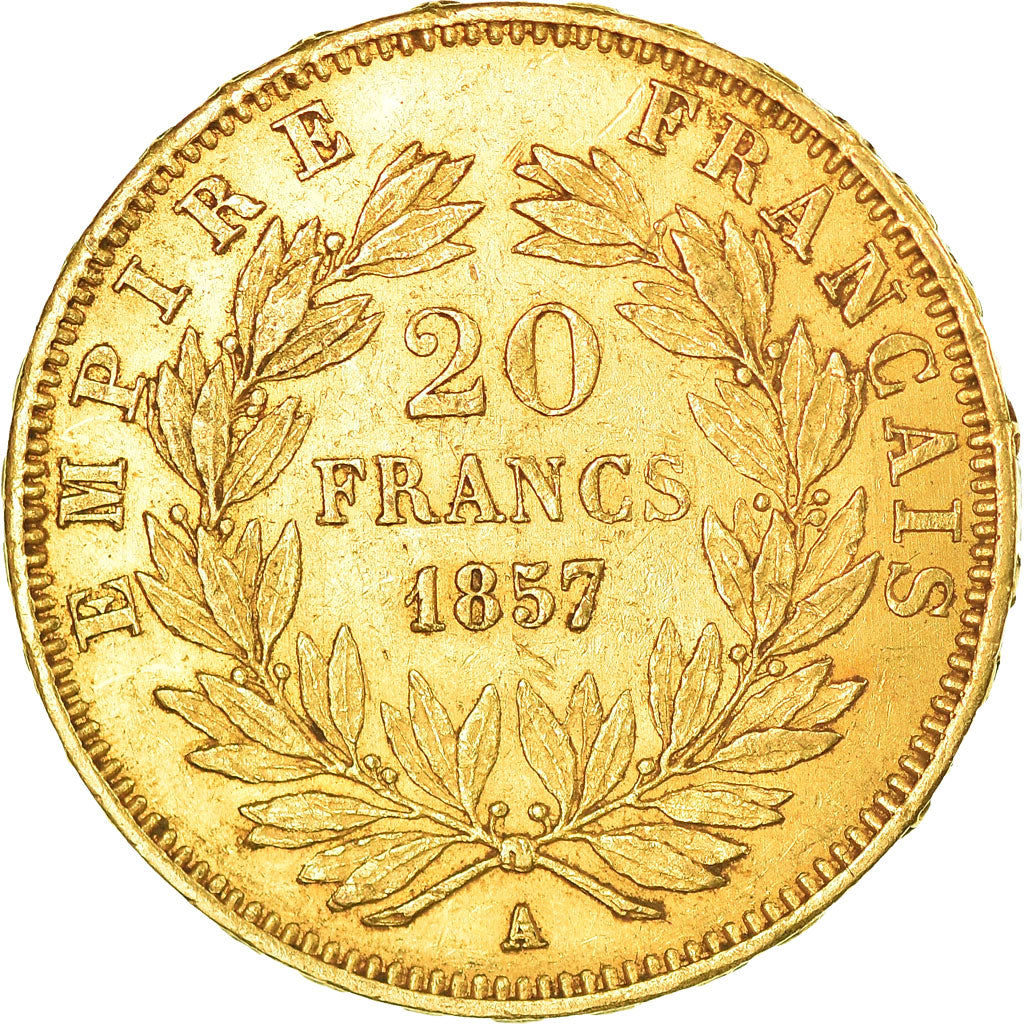 Monnaie, France, Napoleon III, Napoléon III, 20 Francs, 1857, Paris, TTB, Or