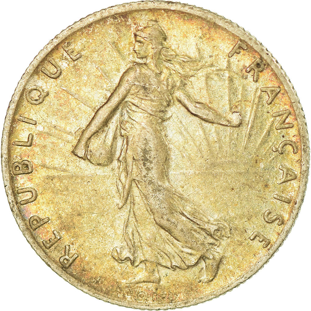 Moneta, Francia, Semeuse, 50 Centimes, 1909, Paris, BB+, Argento, KM:854