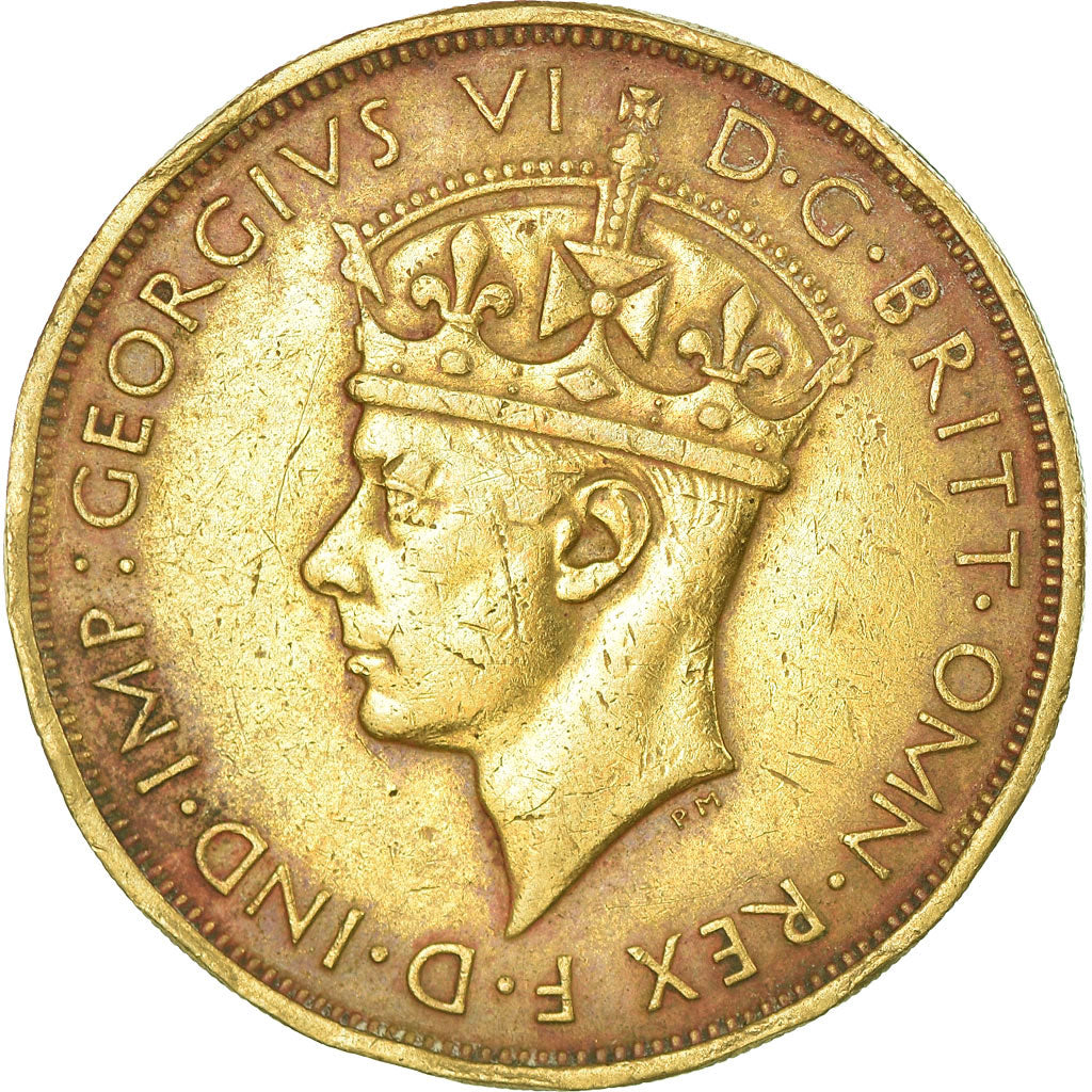Coin, BRITISH WEST AFRICA, George VI, 2 Shillings, 1939, VF(30-35)