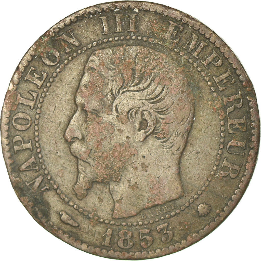 Moneta, Francja, Napoleon III, Napoléon III, 5 Centimes, 1853, Marseille