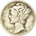 Coin, United States, Mercury Dime, Dime, 1942, U.S. Mint, San Francisco
