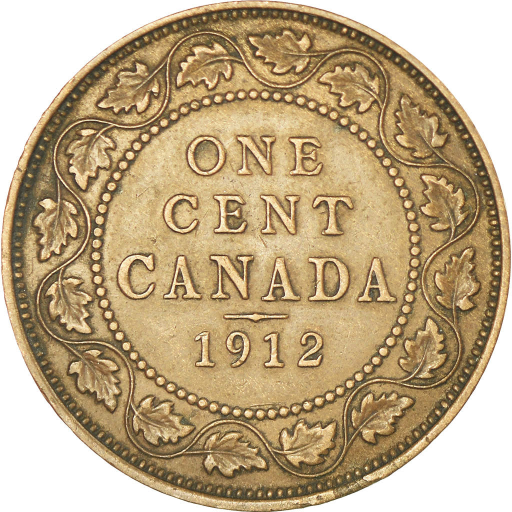Coin, Canada, George V, Cent, 1912, Royal Canadian Mint, Ottawa, AU(50-53)