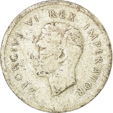 Moeda, África do Sul, George VI, 3 Pence, 1937, VF(20-25), Prata, KM:26