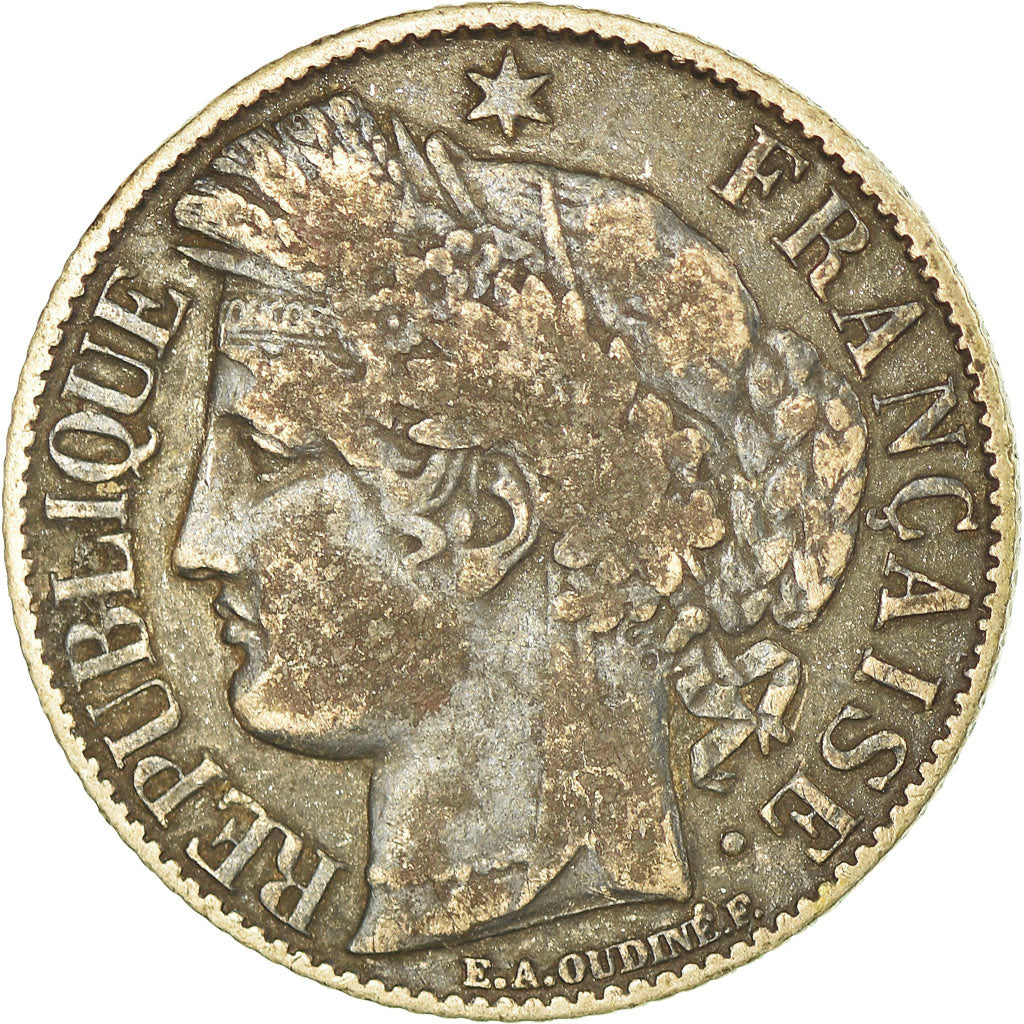 Coin, France, Cérès, Franc, 1895, Paris, EF(40-45), Silver, KM:822.1