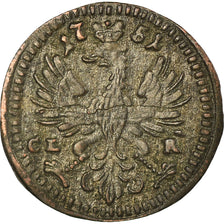 Coin, German States, BRANDENBURG-BAYREUTH, Friedrich, Pfennig, 1751, AU(50-53)