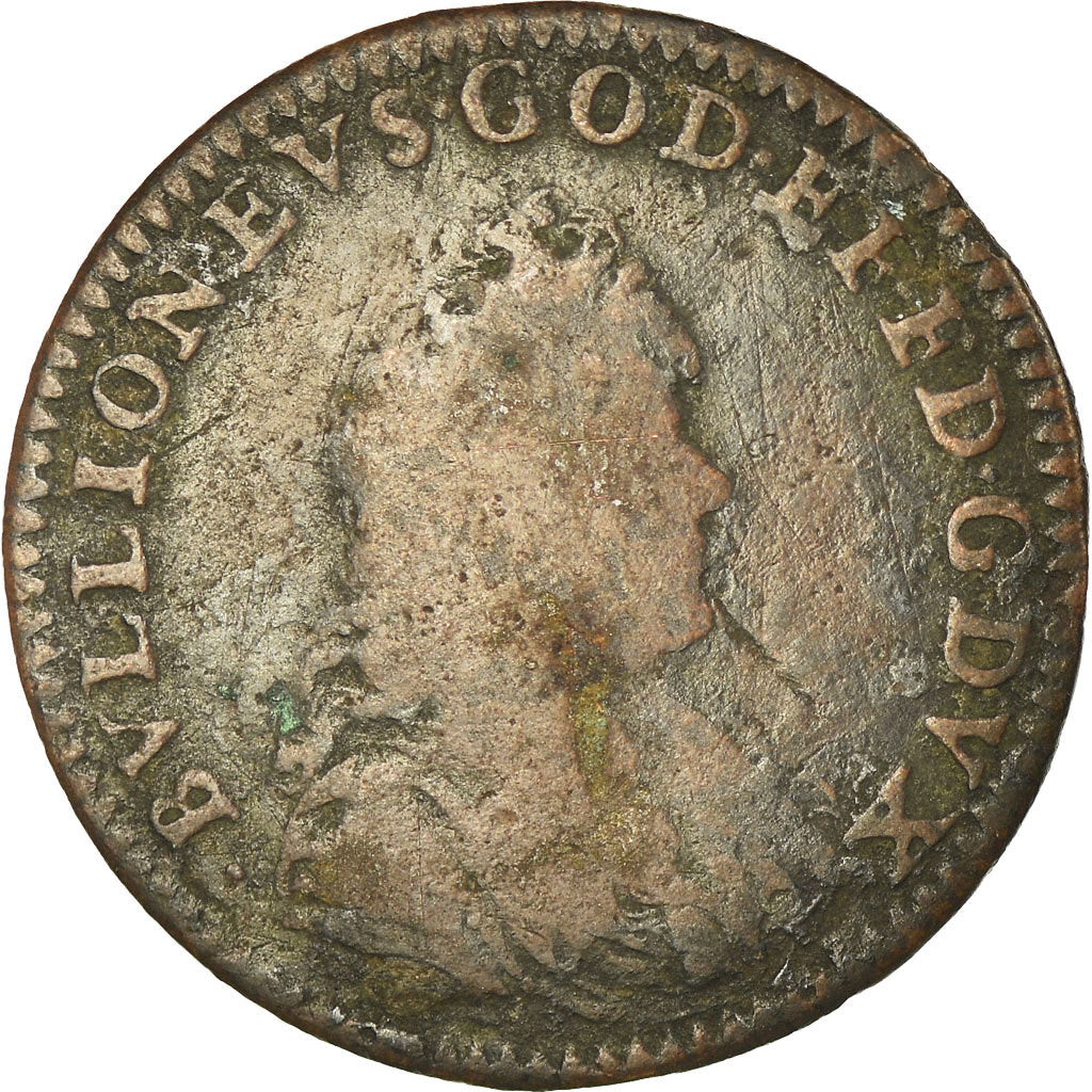 Monnaie, FRENCH STATES, BOUILLON & SEDAN, Geoffrey Maurice, 2 Liards, Bouillon