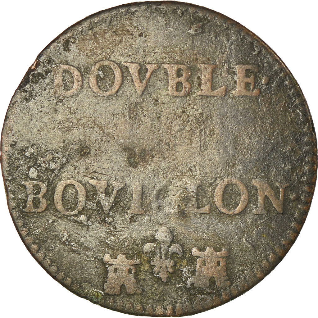 Monnaie, FRENCH STATES, BOUILLON & SEDAN, Geoffrey Maurice, 2 Liards, Bouillon