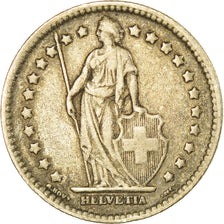 Coin, Switzerland, Franc, 1921, Bern, VF(30-35), Silver, KM:24