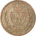 Moeda, ESTADOS ITALIANOS, SARDINIA, Carlo Felice, 5 Centesimi, 1826, Torino