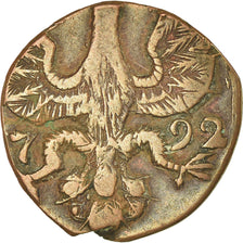 Münze, Deutsch Staaten, AACHEN, 12 Heller, 1792, SS, Kupfer, KM:51