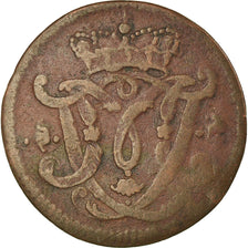GERMAN STATES, 1/4 St, 1767, KM #161, EF(40-45), Copper, 2.10