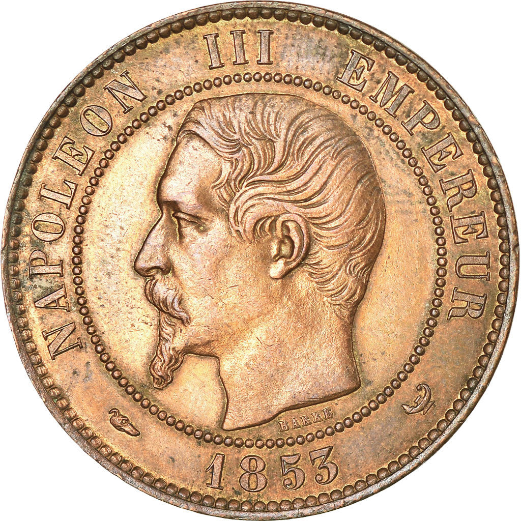 França, Token, Câmara do Comércio, Visite de Napoléon III à Lille, 1853