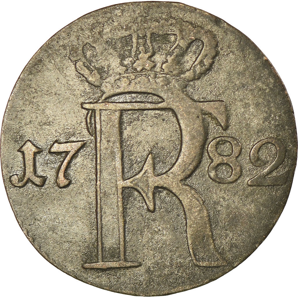 Moneda, Estados alemanes, PRUSSIA, Friedrich II, 1/24 Thaler, 1782, Berlin, MBC