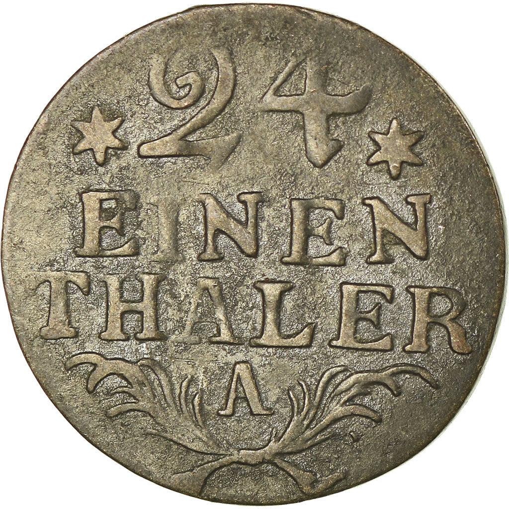 Moneda, Estados alemanes, PRUSSIA, Friedrich II, 1/24 Thaler, 1782, Berlin, MBC