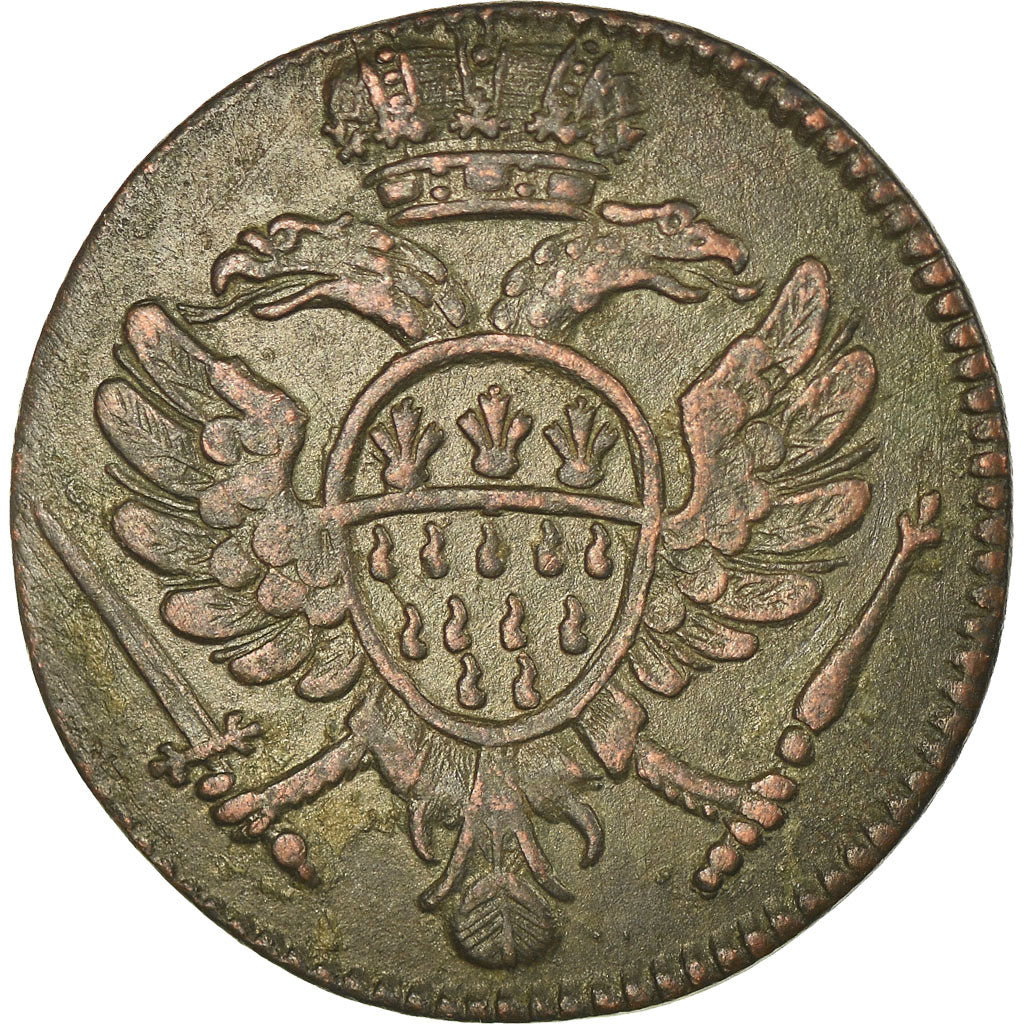 Coin, German States, COLOGNE, 4 Heller, 1760, AU(50-53), Copper, KM:440