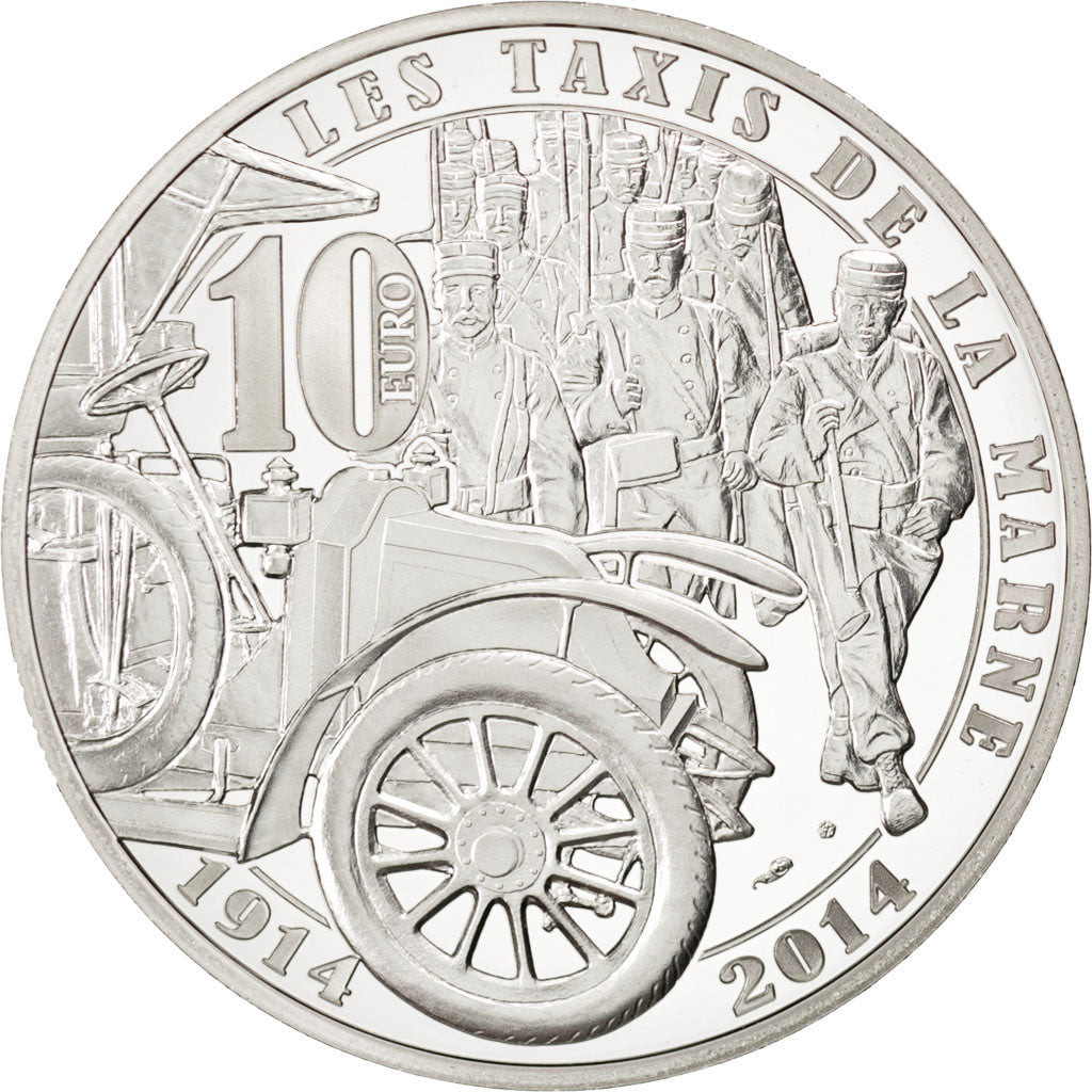 Coin, France, 10 Euro, 2014, MS(65-70), Silver