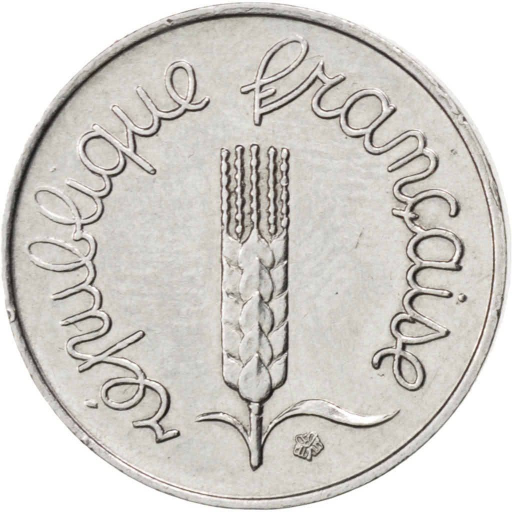 FRANCE, Épi, Centime, 1962, Paris, KM #928, EF(40-45), Stainless Steel, 15, ...