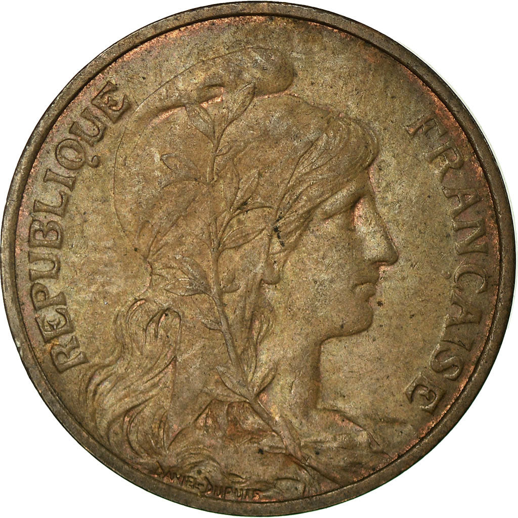 Coin, France, Dupuis, 5 Centimes, 1904, Paris, AU(50-53), Bronze, KM:842