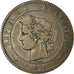 Coin, France, Cérès, 10 Centimes, 1876, Bordeaux, VF(30-35), Bronze, KM:815.2